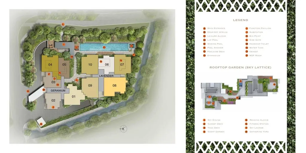 Site plan of Lattice One