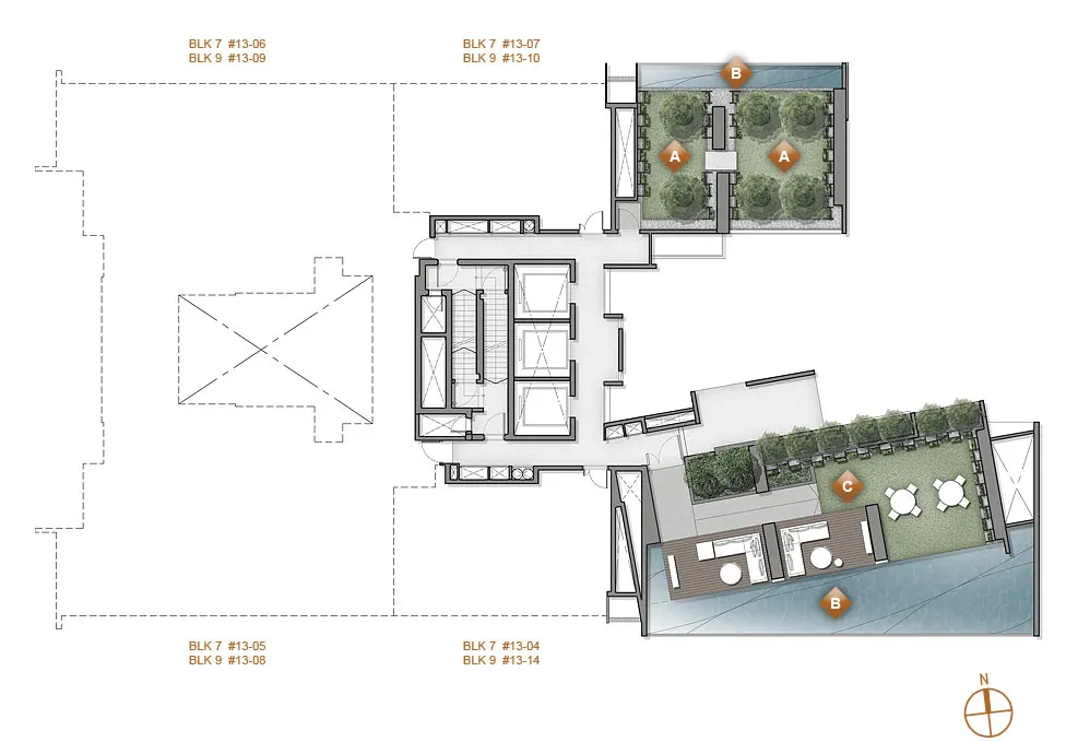 Site plan of Echelon (10 of 12)
