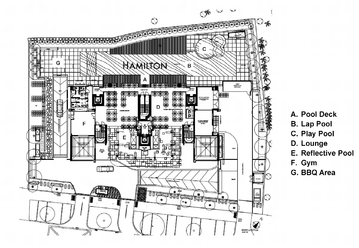 Site plan of Reignwood Hamilton Scotts