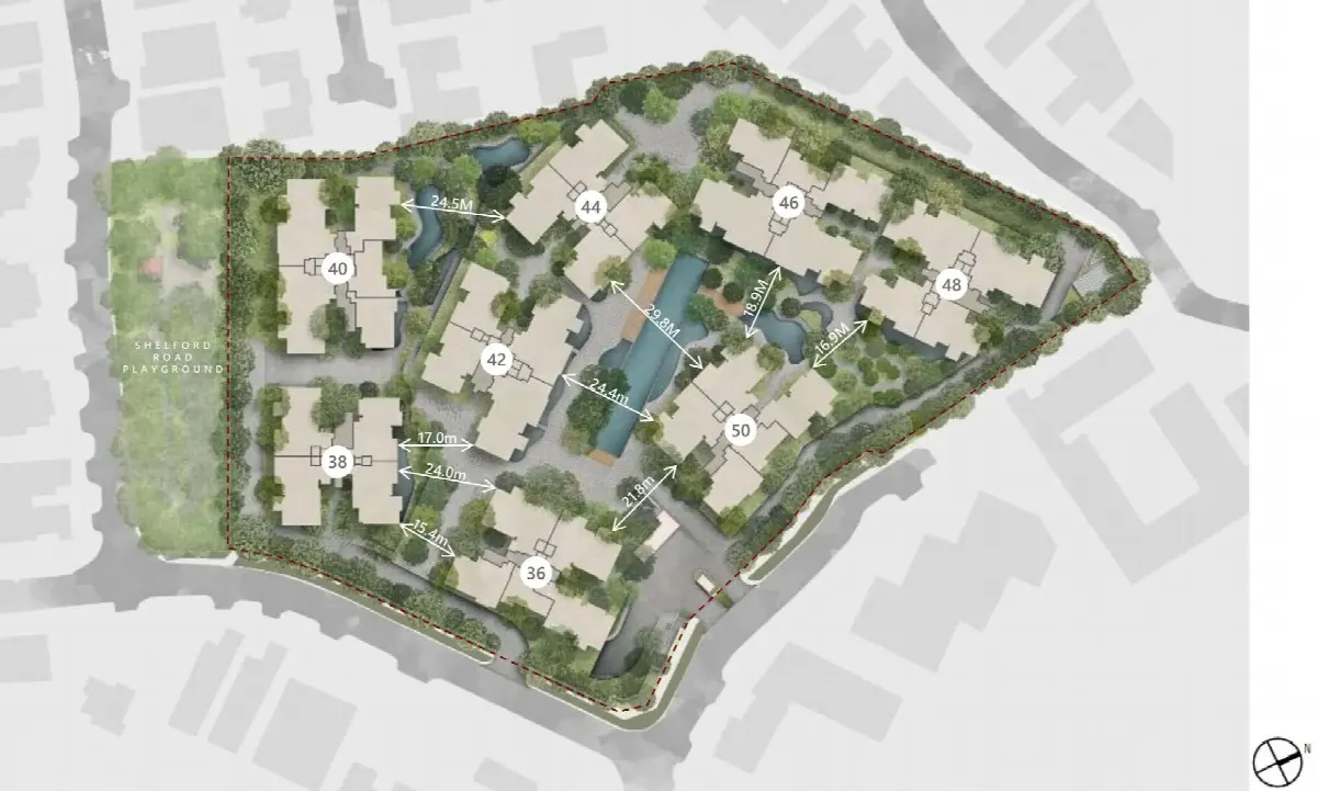 Site plan of Watten House (5 of 6)