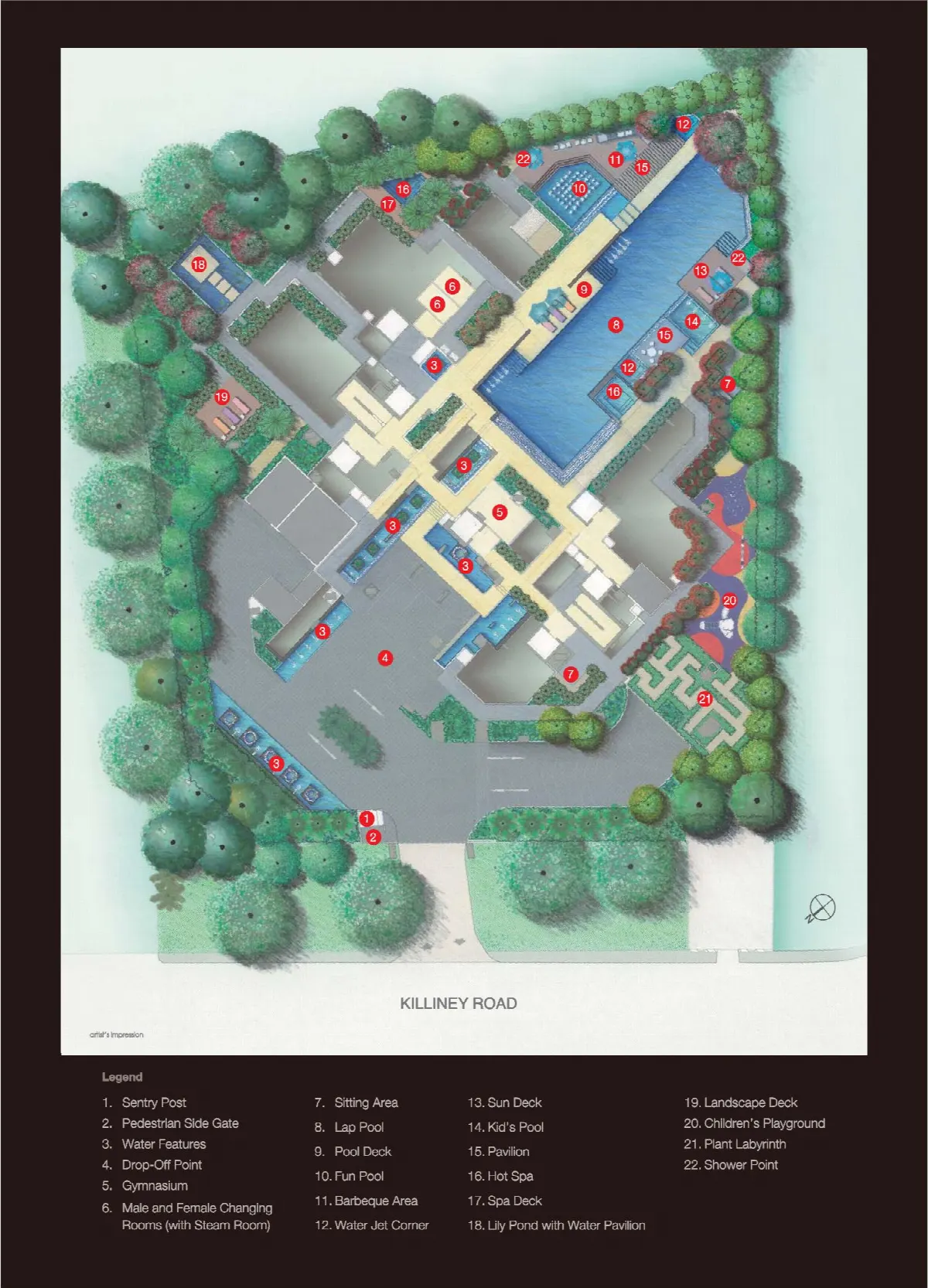 Site plan of Residences @ Killiney (1 of 3)