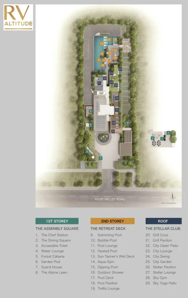 Site plan of Rv Altitude