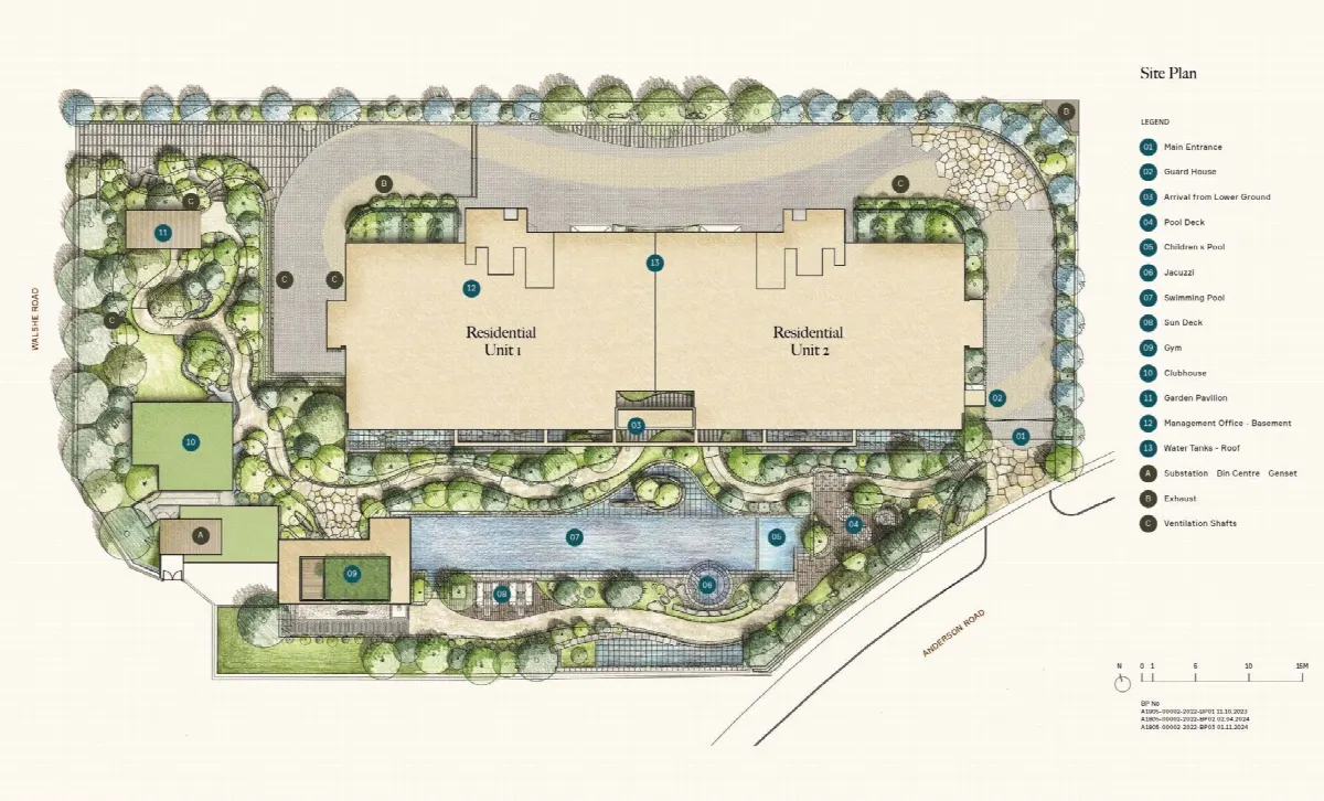 Site plan of 21 Anderson
