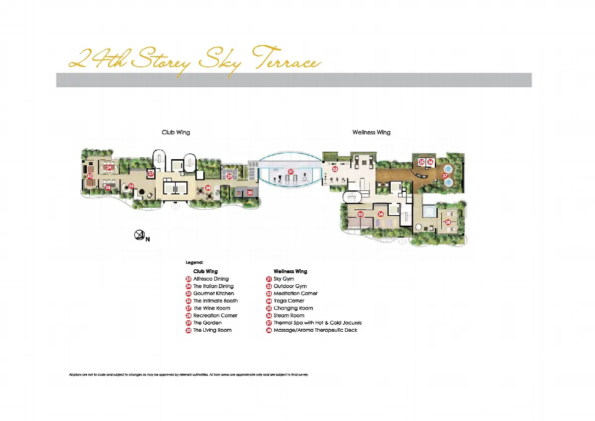 Site plan of Lincoln Suites (2 of 3)
