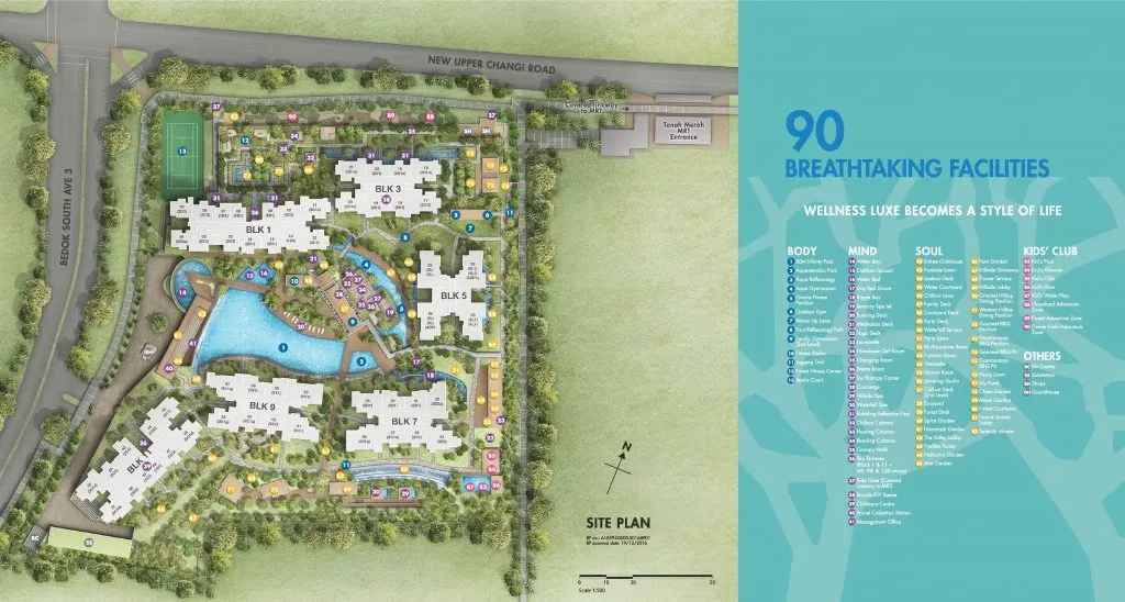 Site plan of Grandeur Park Residences