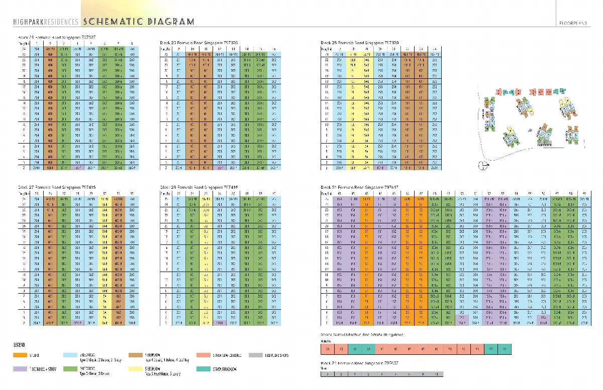 Site plan of High Park Residences (2 of 2)