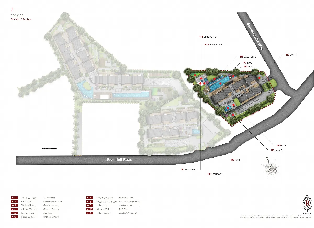 Site plan of R Maison (1 of 7)