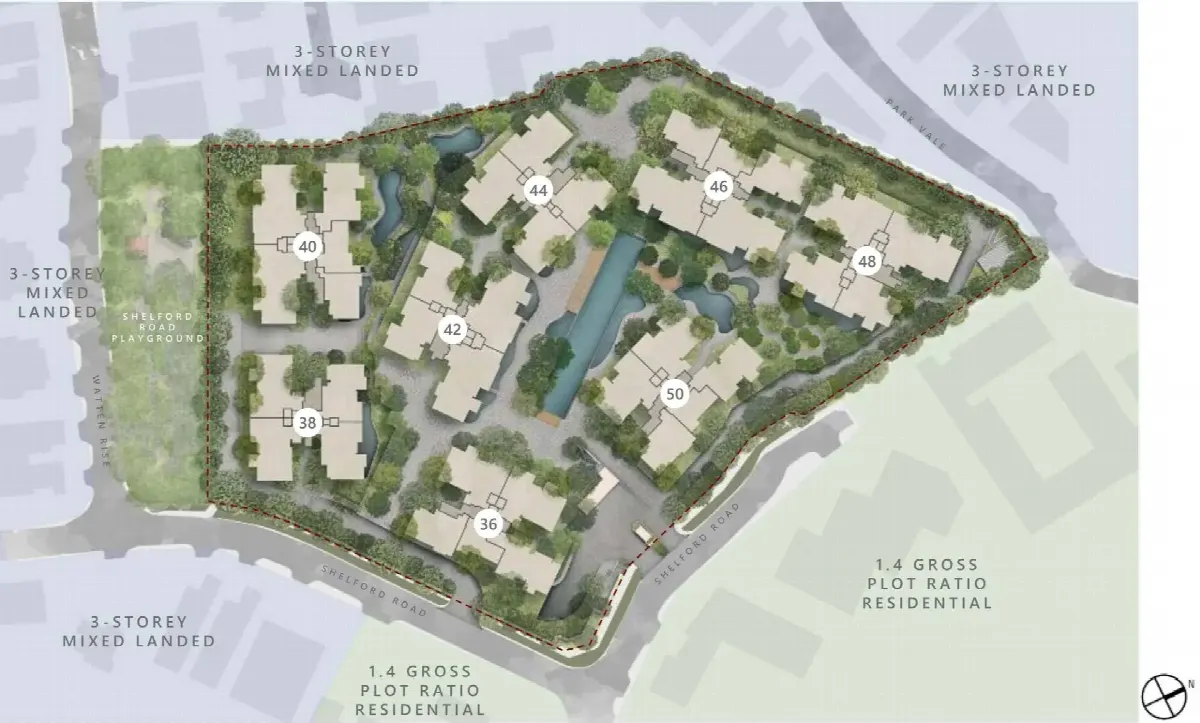 Site plan of Watten House (6 of 6)