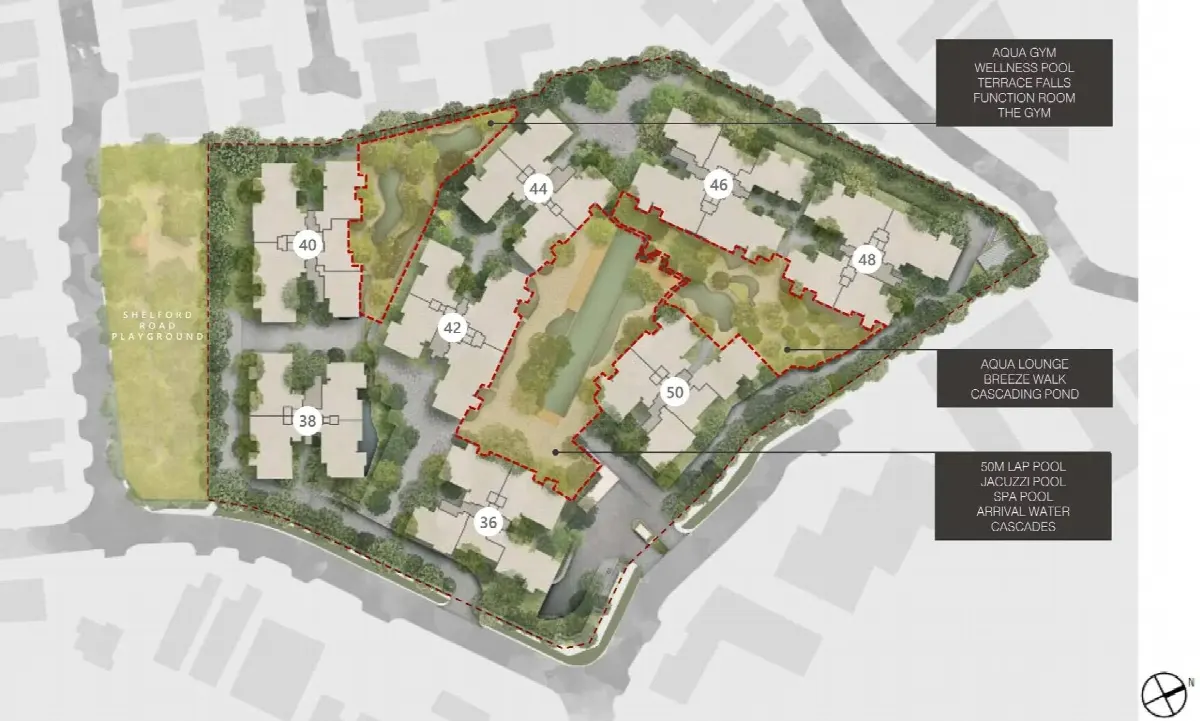 Site plan of Watten House (4 of 6)