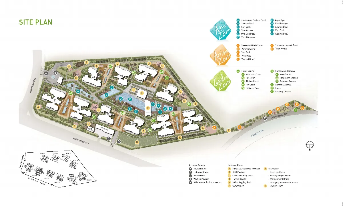 Site plan of Livia (1 of 2)