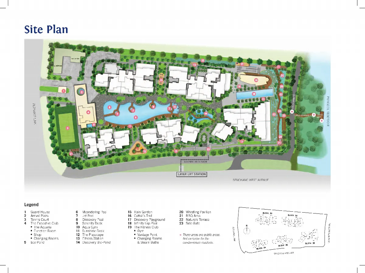 Site plan of H2o Residences (1 of 2)