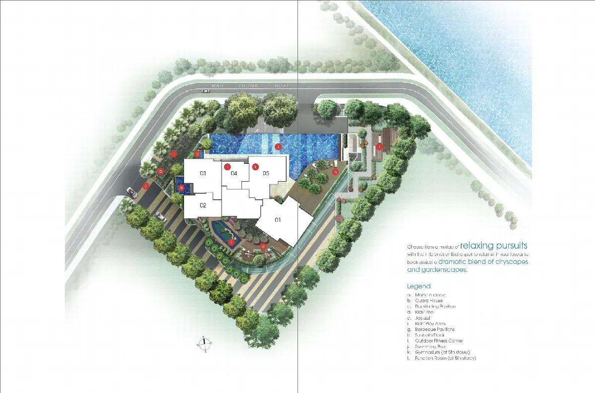 Site plan of Riviera 38 (1 of 2)