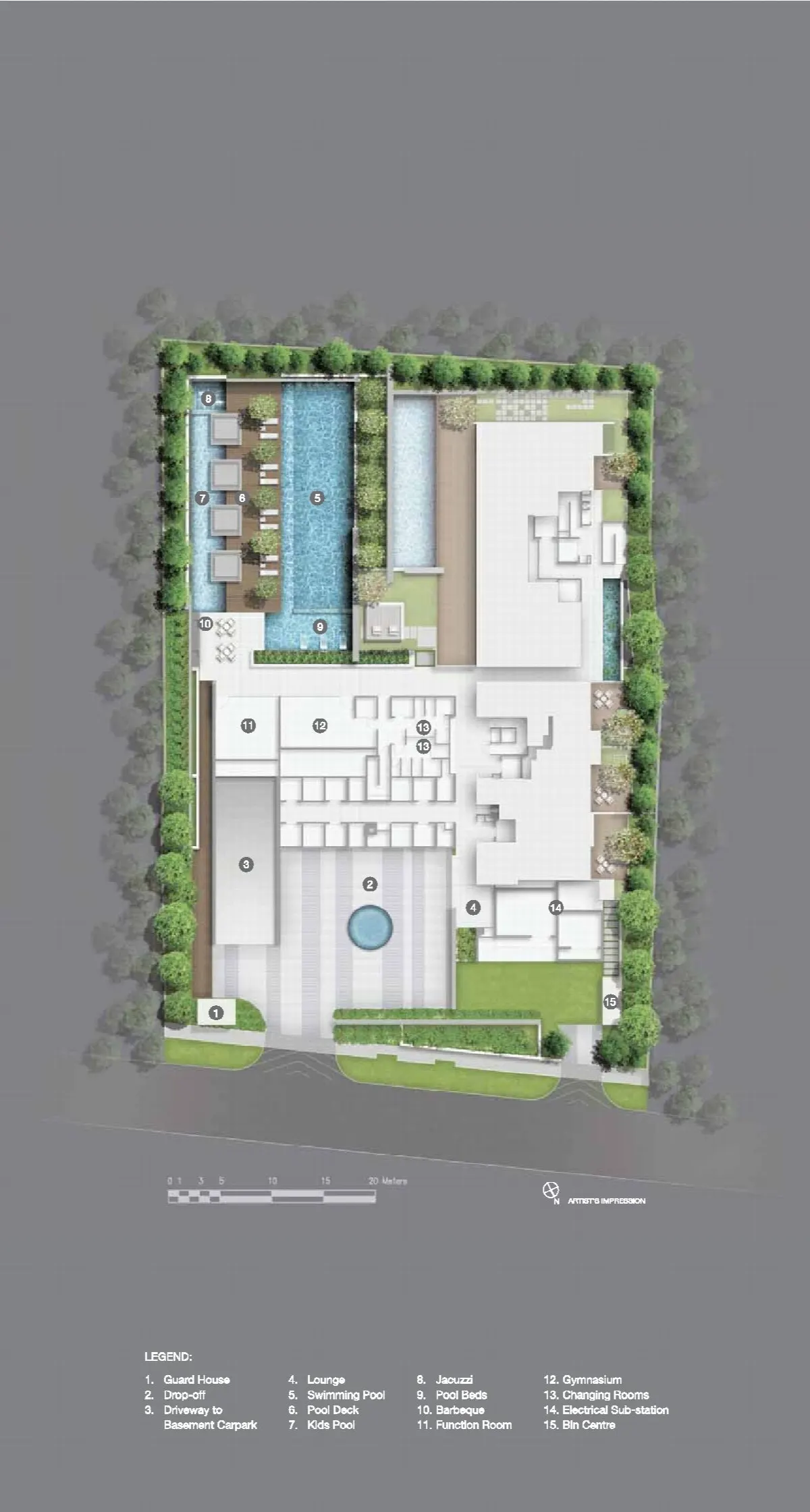 Site plan of Lloyd Sixtyfive
