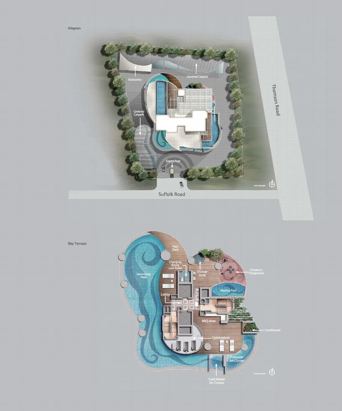 Site plan of Lucida