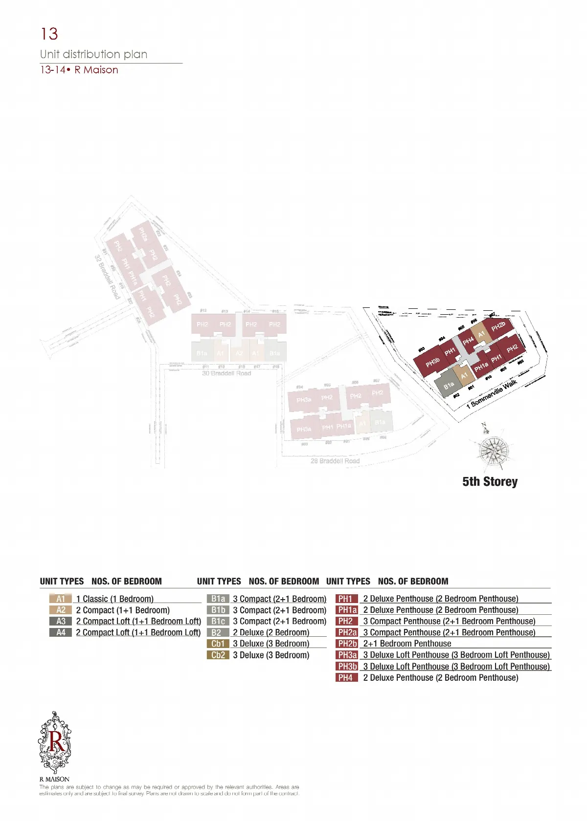 Site plan of R Maison (2 of 7)