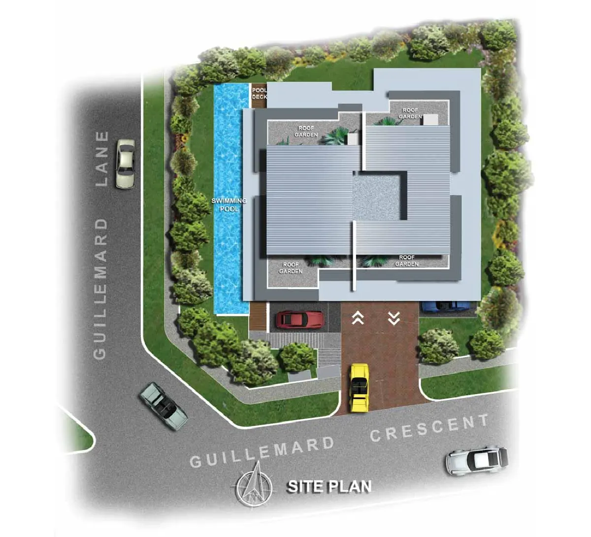 Site plan of Cosmo