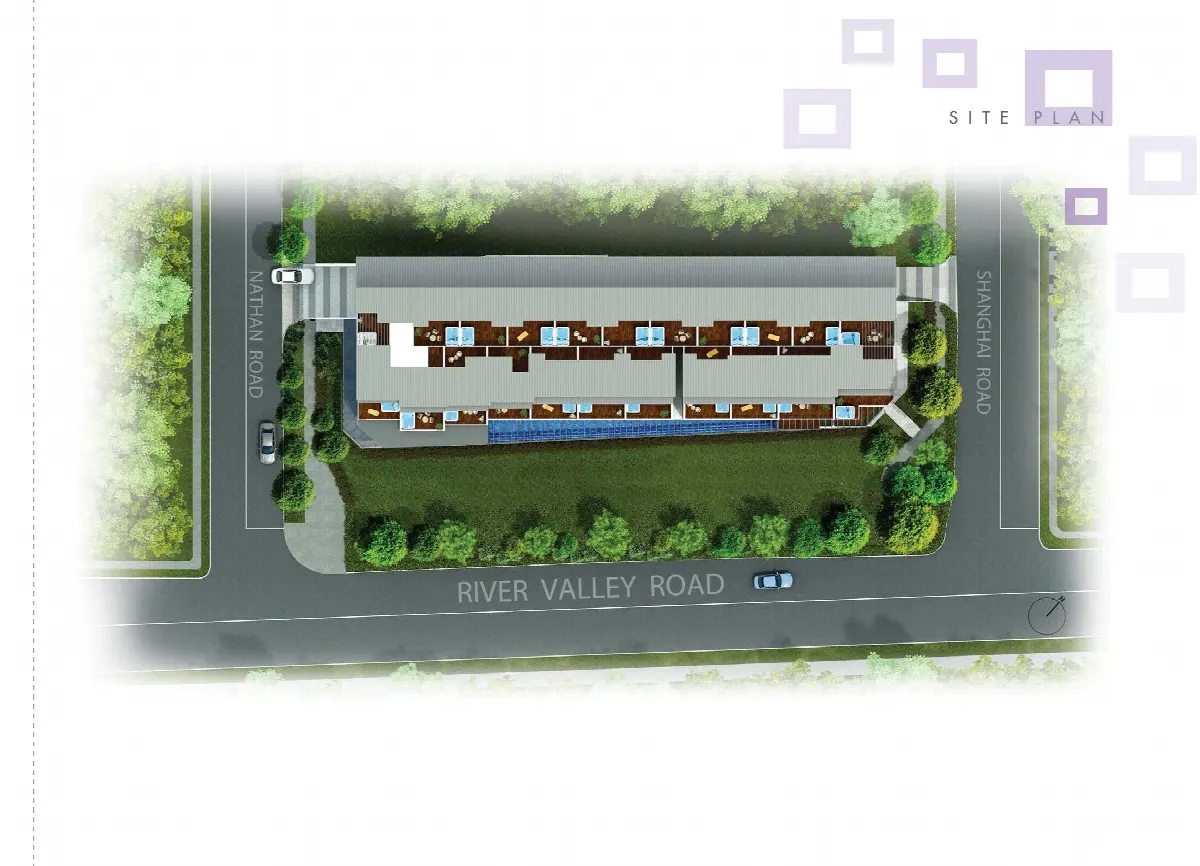 Site plan of Loft @ Nathan