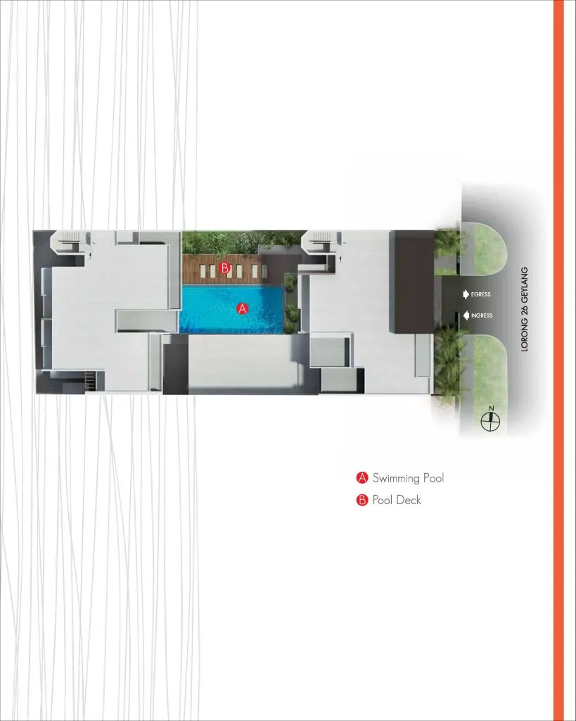 Site plan of La Fleur