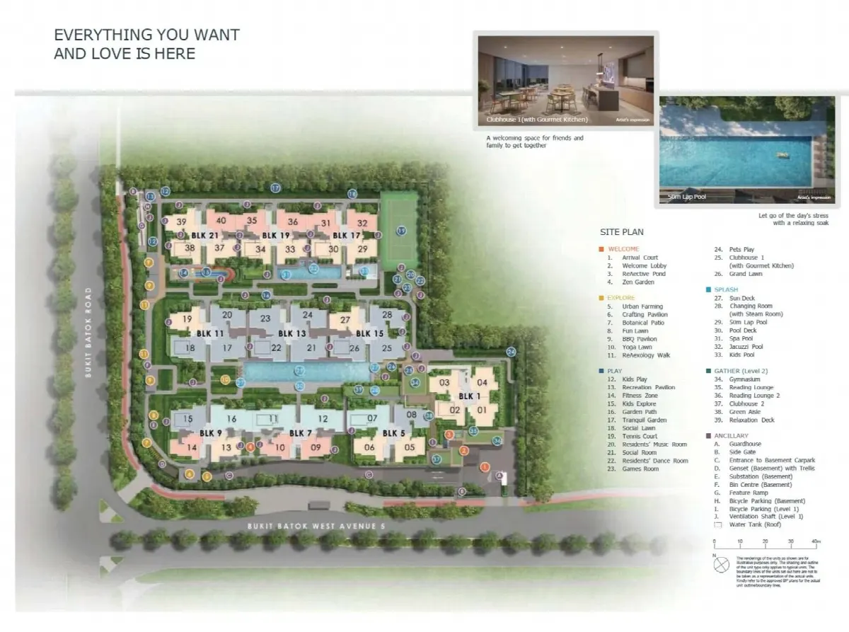 Site plan of Lumina Grand