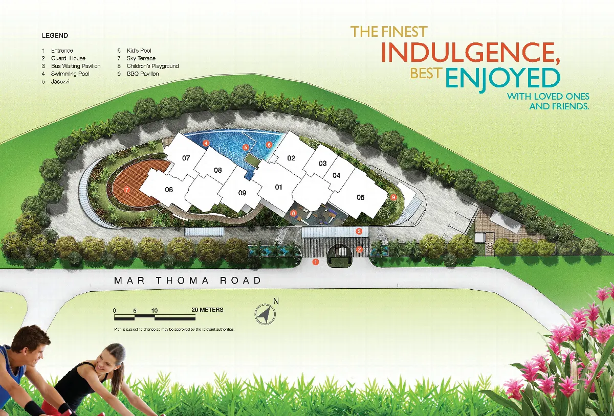 Site plan of Riverbay (1 of 2)