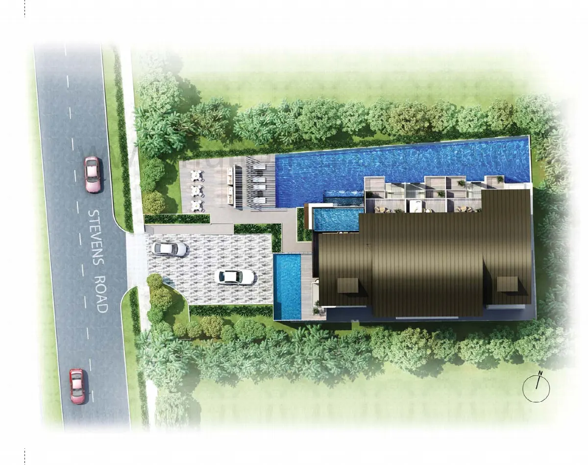 Site plan of Loft @ Stevens