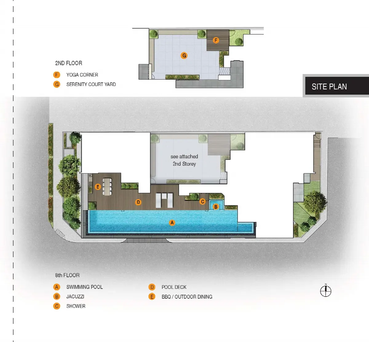 Site plan of Loft 33