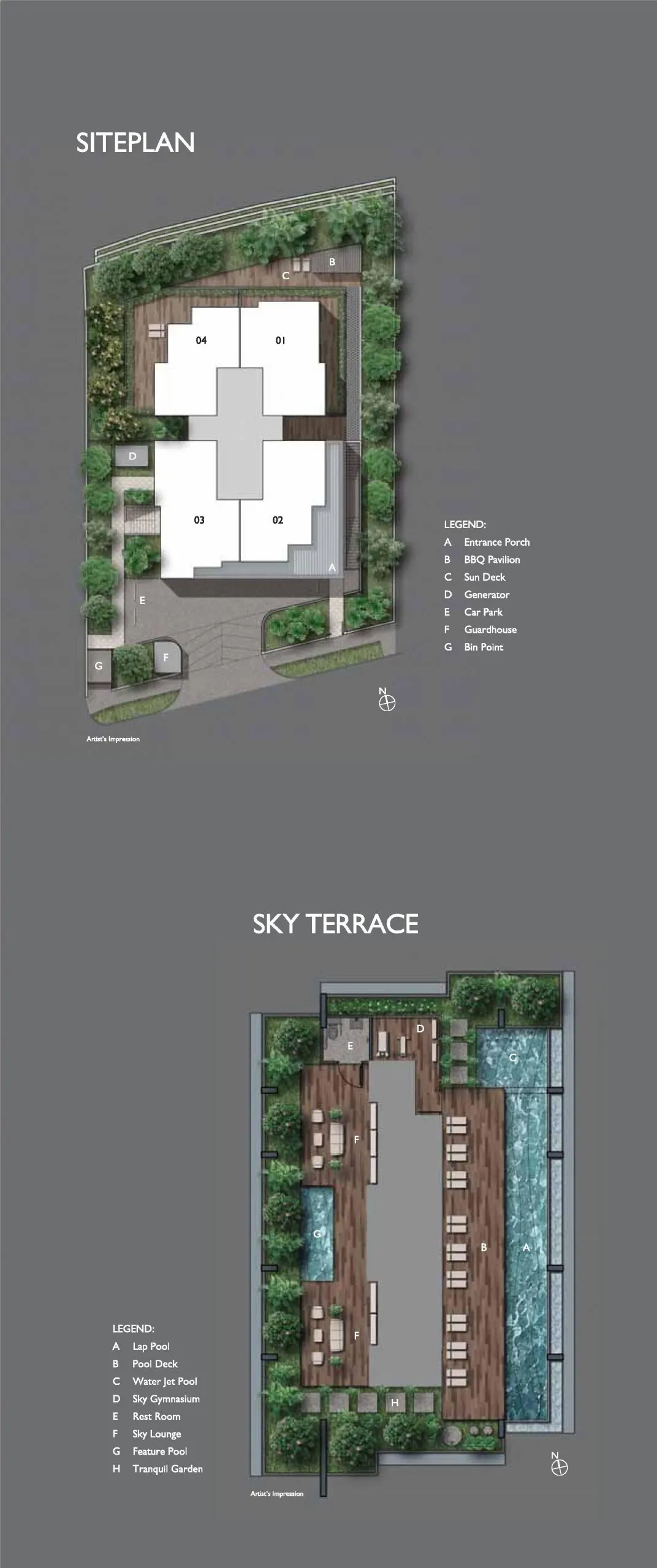 Site plan of The Peak @ Cairnhill I