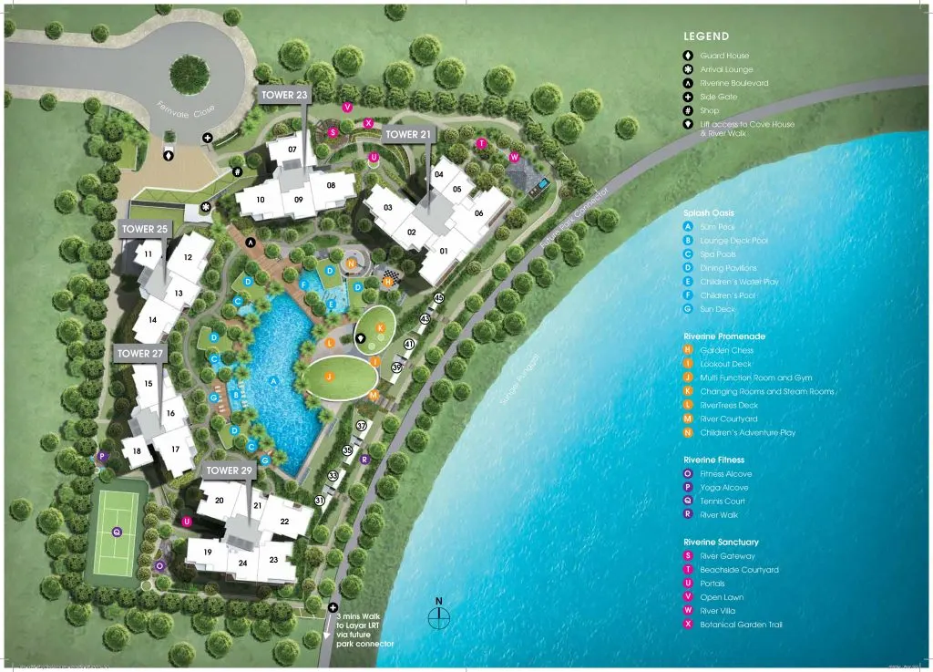 Site plan of Rivertrees Residences (1 of 2)