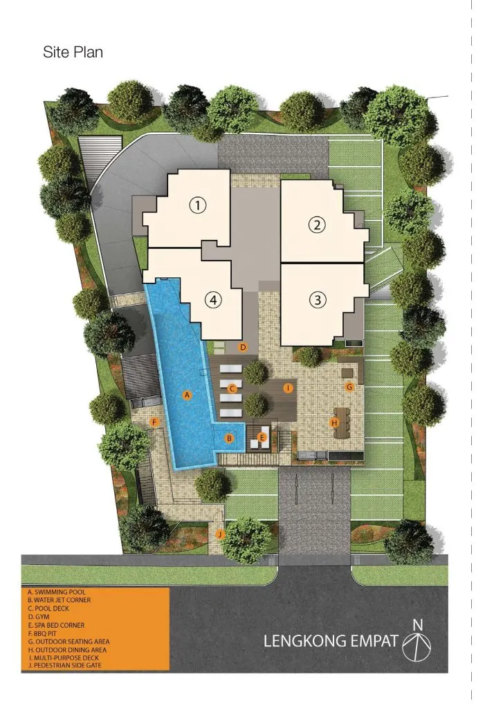 Site plan of Levenue