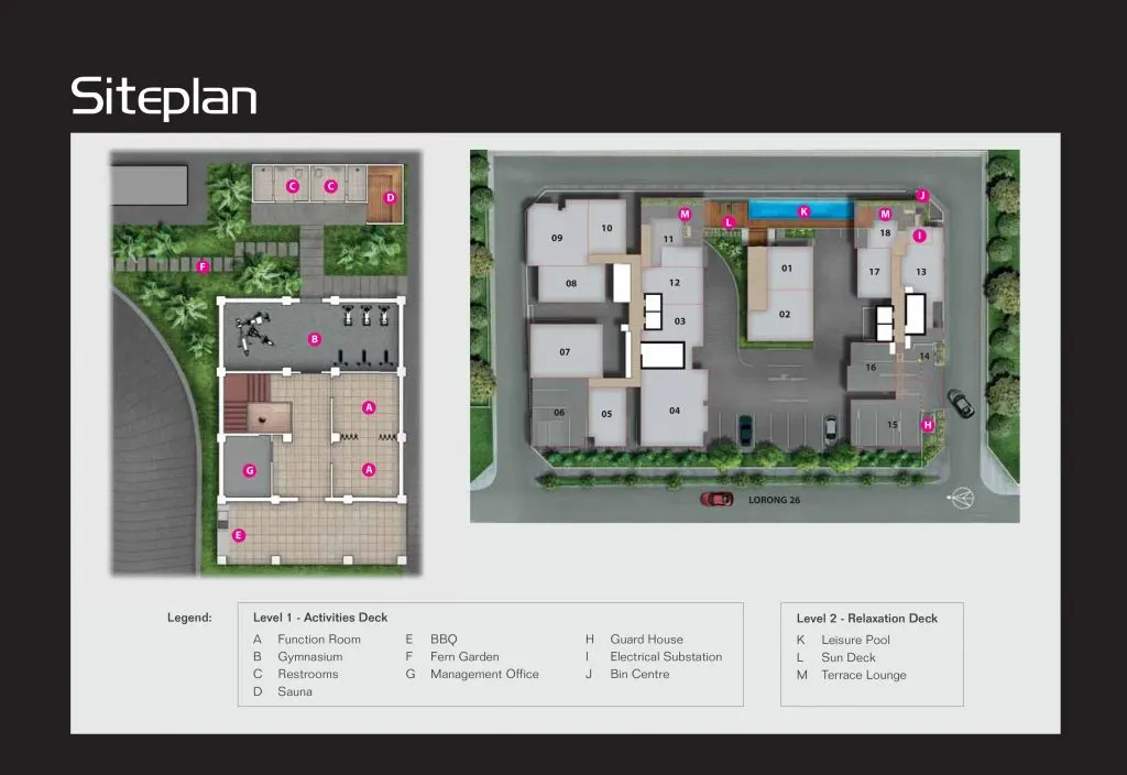 Site plan of Rezi 26 (1 of 2)