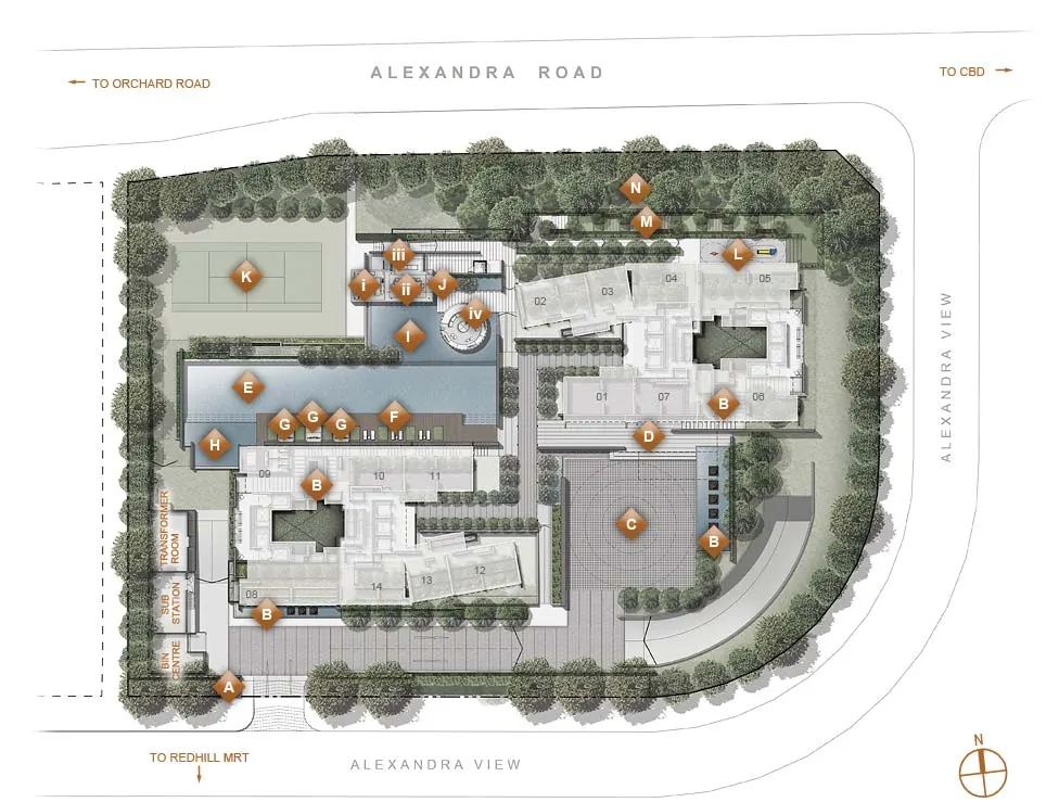 Site plan of Echelon (1 of 12)