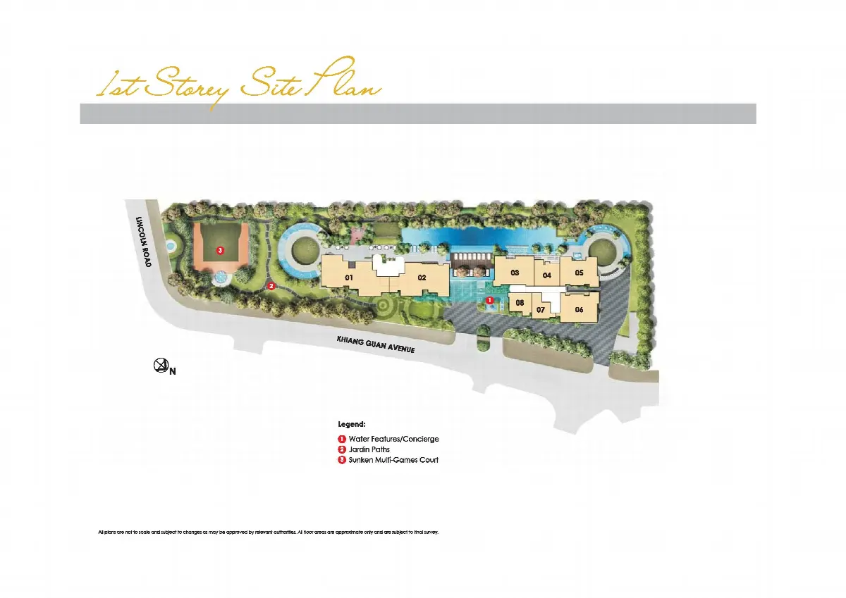 Site plan of Lincoln Suites (3 of 3)